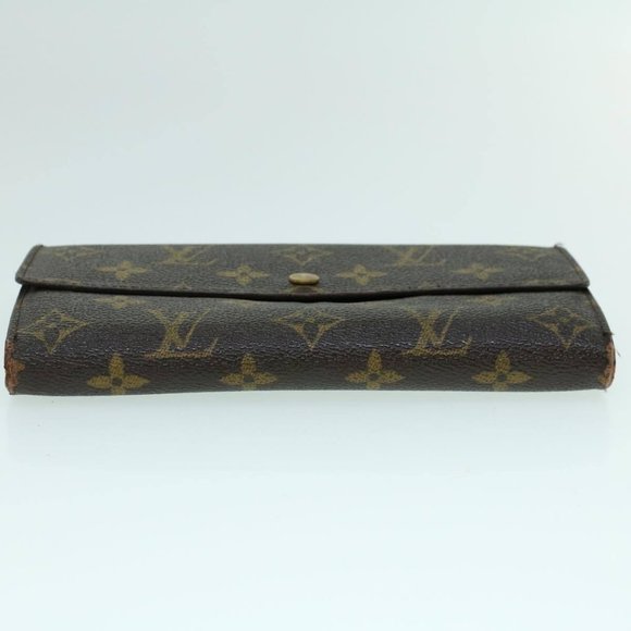 LOUIS VUITTON Monogram Portefeuille Sarah Long Wallet LV Auth - Picture 6 of 13